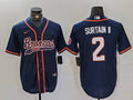 Men's Denver Broncos Patrick Surtain II Navy Player Jersey