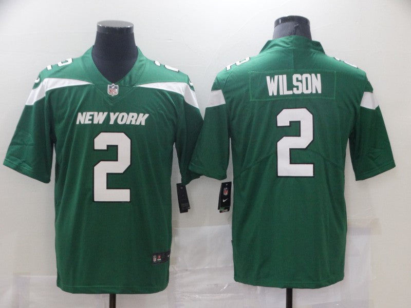 Men's New York Jets Zach Wilson Gotham Green Game Jersey