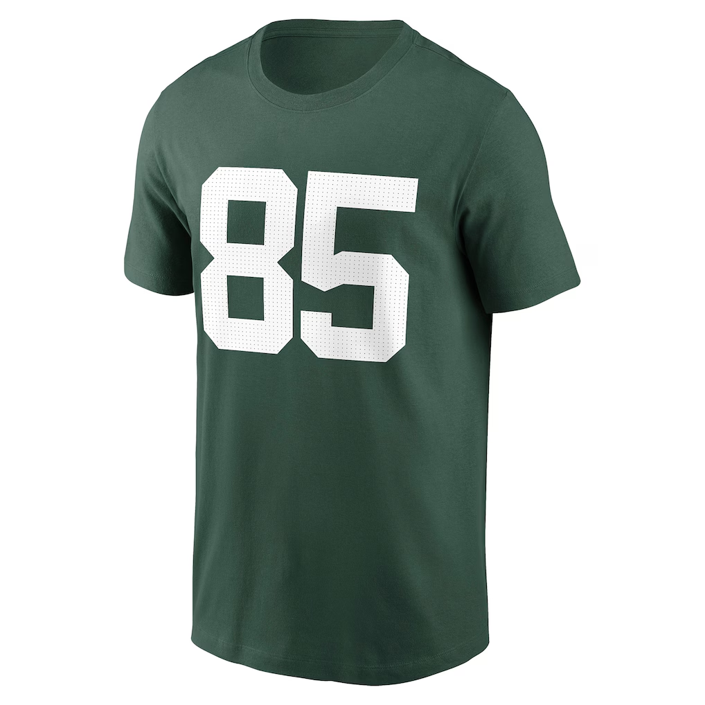 Men's Green Bay Packers Tucker Kraft  Green Player Name & Number T-Shirt