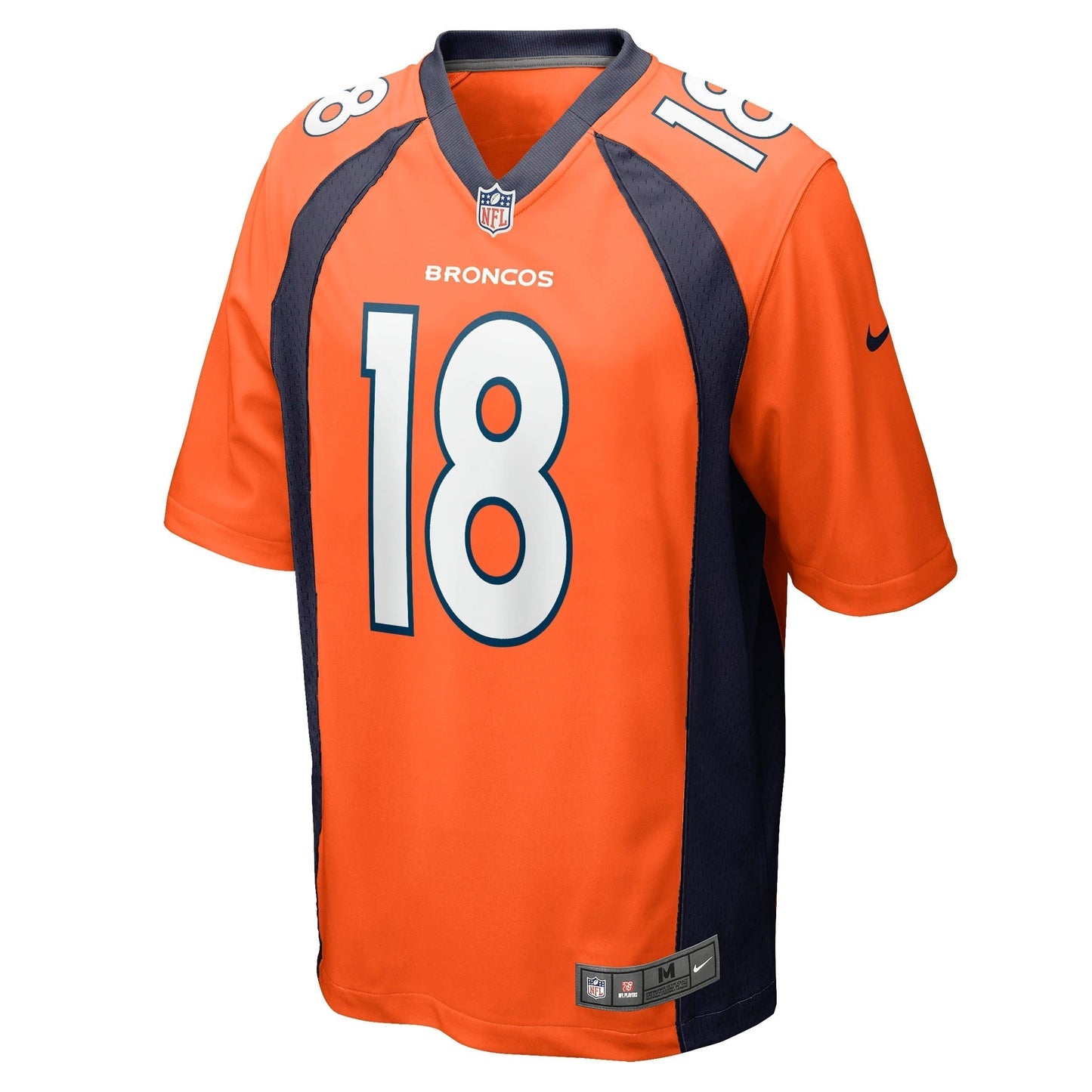 Frank Tripucka Denver Broncos  Retired   Jersey - Orange