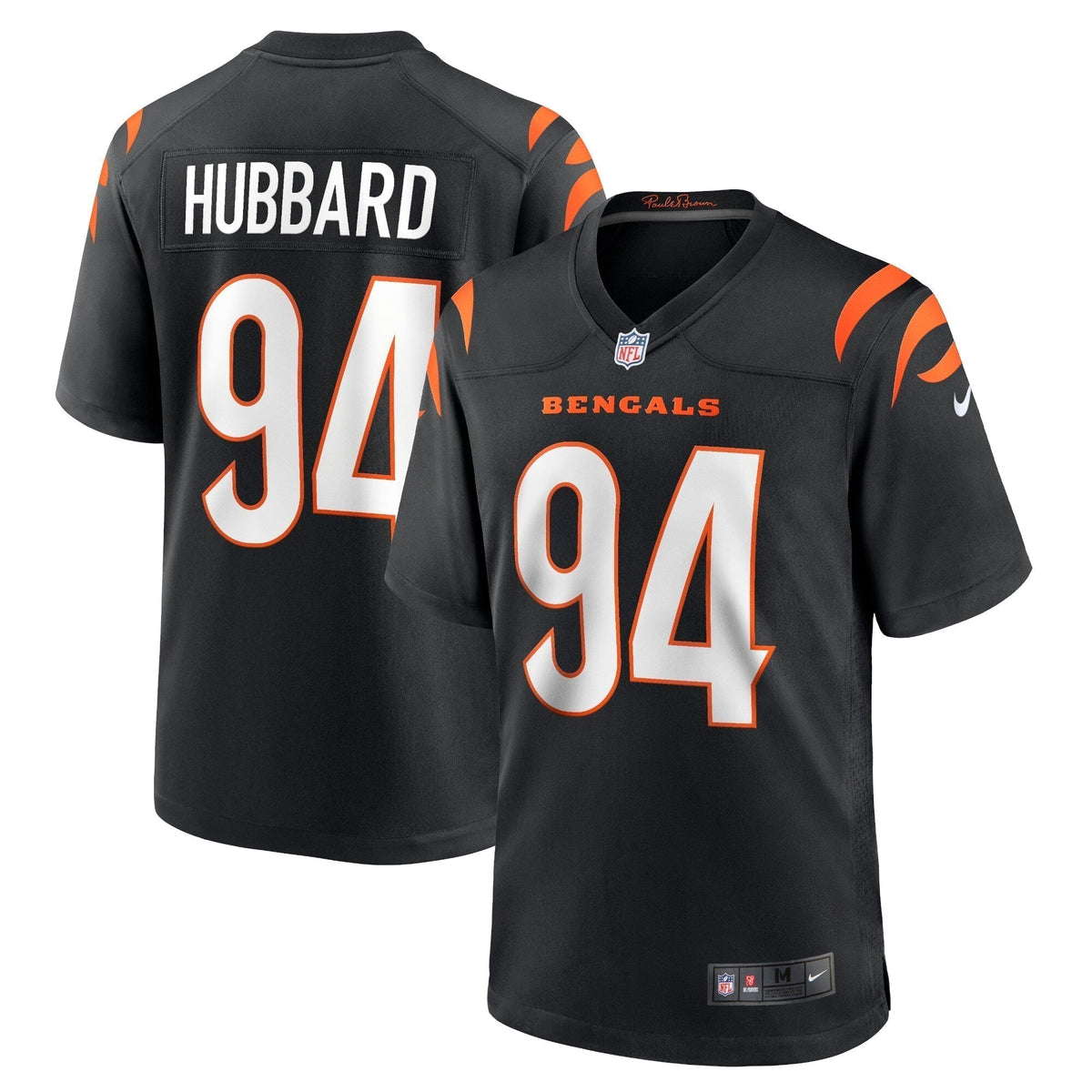 Sam Hubbard Cincinnati Bengals  Game Jersey - Black