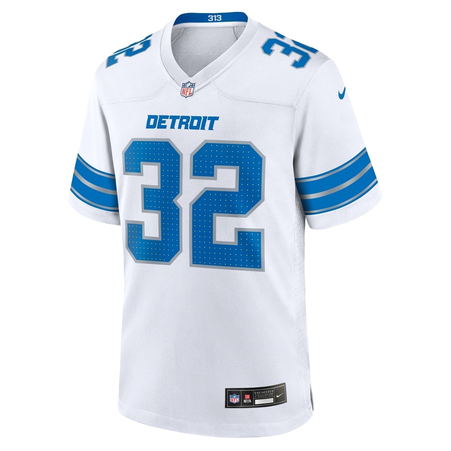 Brian Branch Detroit Lions  White Game Jersey -  White