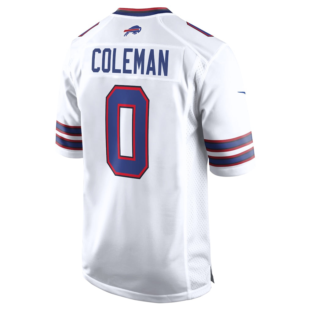 B.Bills #0 Keon Coleman White Game Jersey