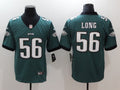 Men's Philadelphia Eagles Chris Long Midnight Green Game Jersey