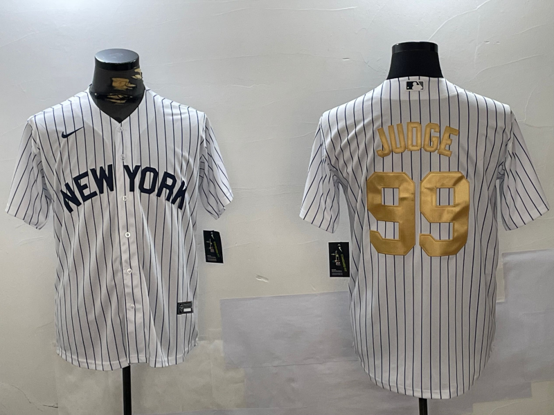 Men's New York Yankees Aaron Judge White Game Player Jersey