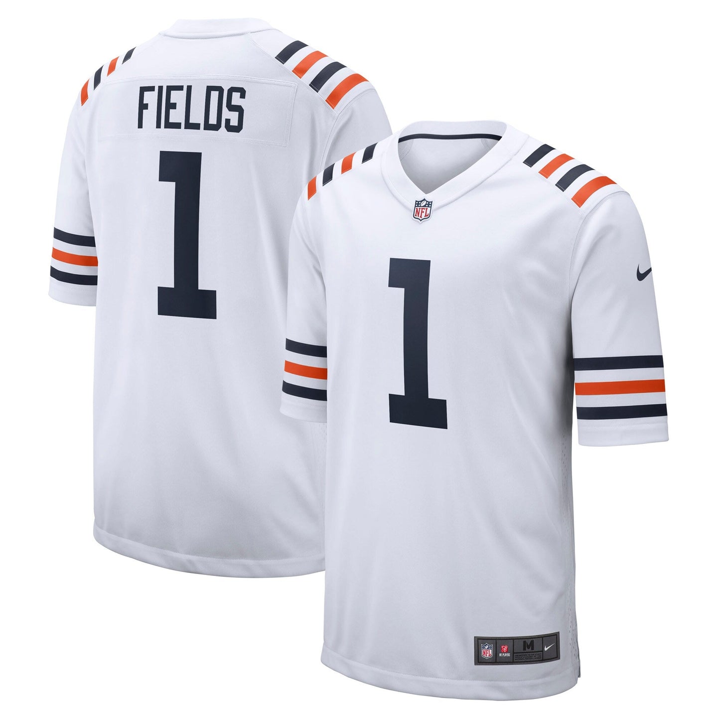 Justin Fields Chicago Bears  Alternate Classic Game Jersey - White