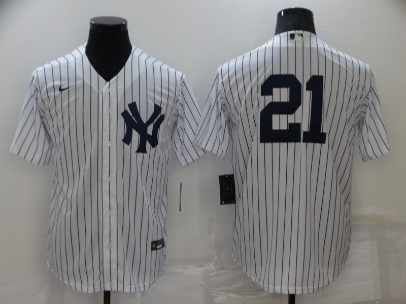 Men's New York Yankees Paul ONeill White Replica Player Name Jersey