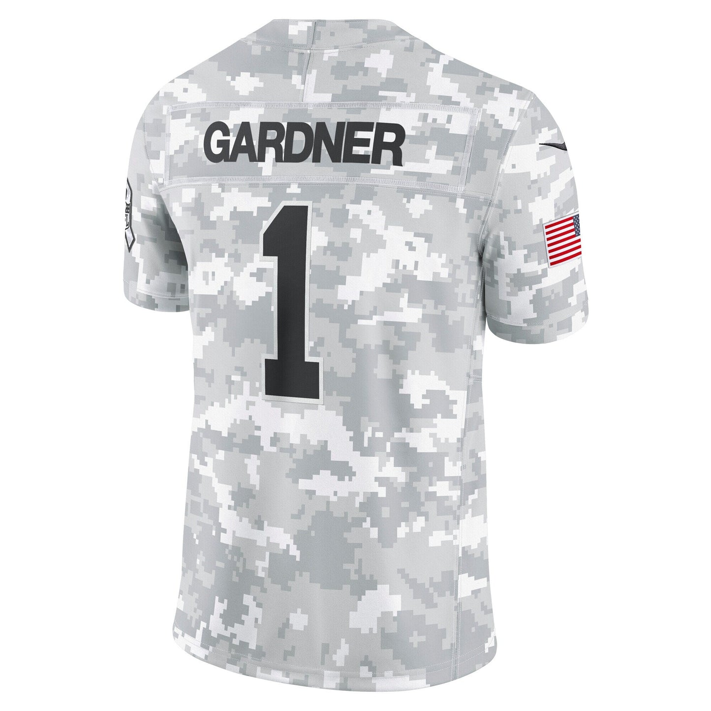Sauce Gardner New York Jets  2024 Salute to Service Limited Jersey - Arctic Camo