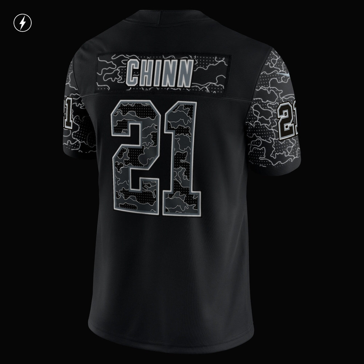 Jeremy Chinn Carolina Panthers  RFLCTV Limited Jersey - Black