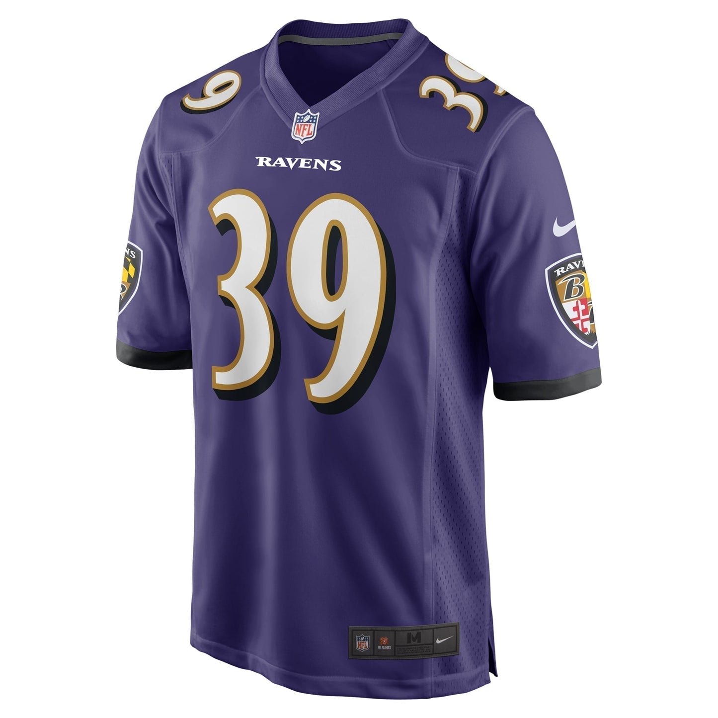 Eddie Jackson Baltimore Ravens  Team Game Jersey -  Purple