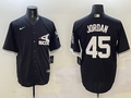 Men's Chicago White Sox Michael Jordan Black Limited Player Jersey