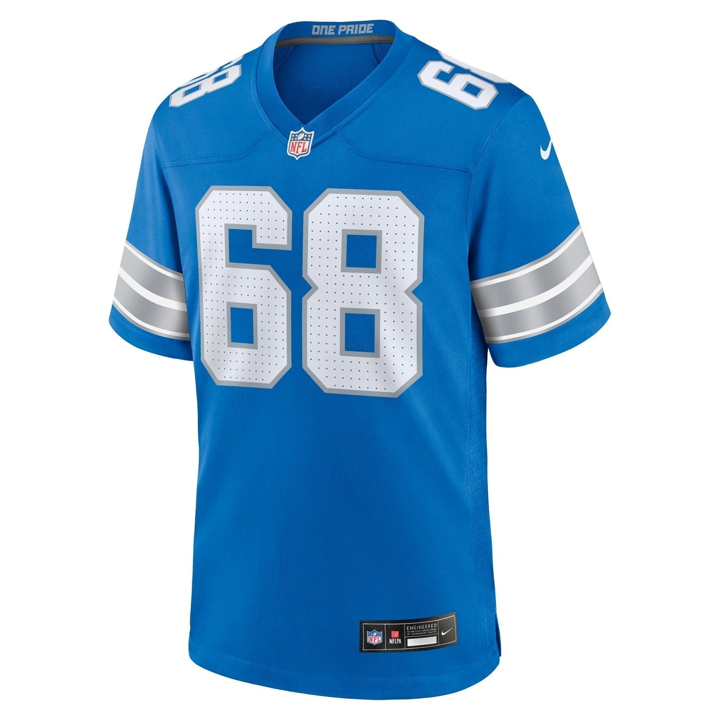 Taylor Decker Detroit Lions  Team Game Jersey -  Blue