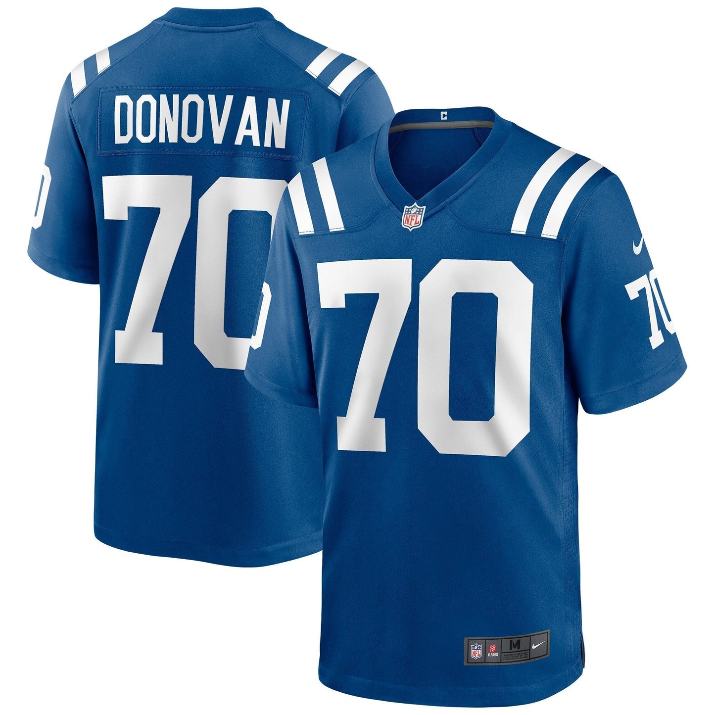 Art Donovan Indianapolis Colts  Game Retired   Jersey - Royal