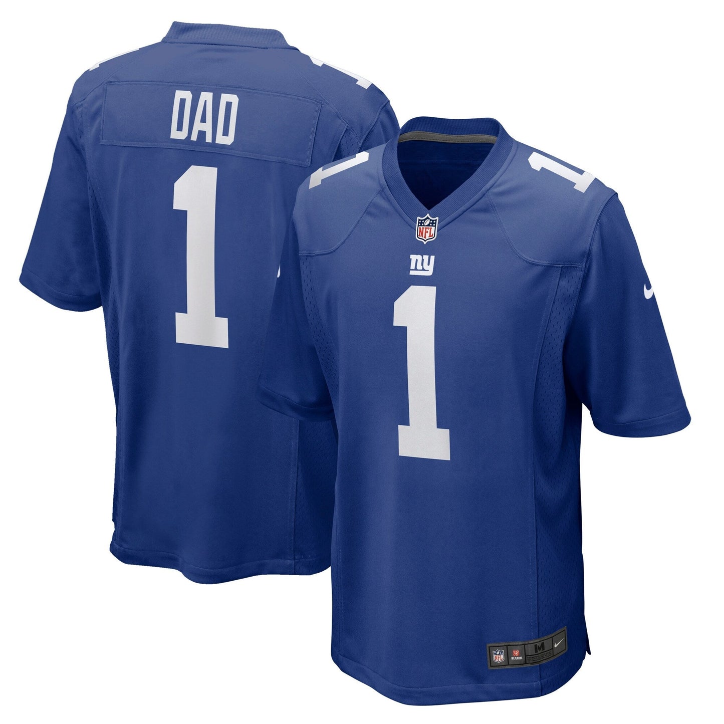 Number 1 Dad New York Giants  Game Jersey - Royal