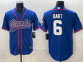 Men's New York Giants Jaxson Dart Royal Game Jersey