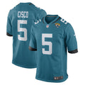 Andre Cisco Jacksonville Jaguars  Game   Jersey - Teal