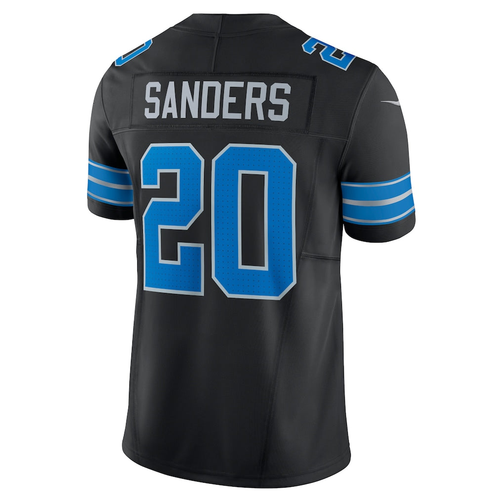 D.Lions #20 Barry Sanders Black 2nd Alternate Vapor F.U.S.E. Limited Jersey