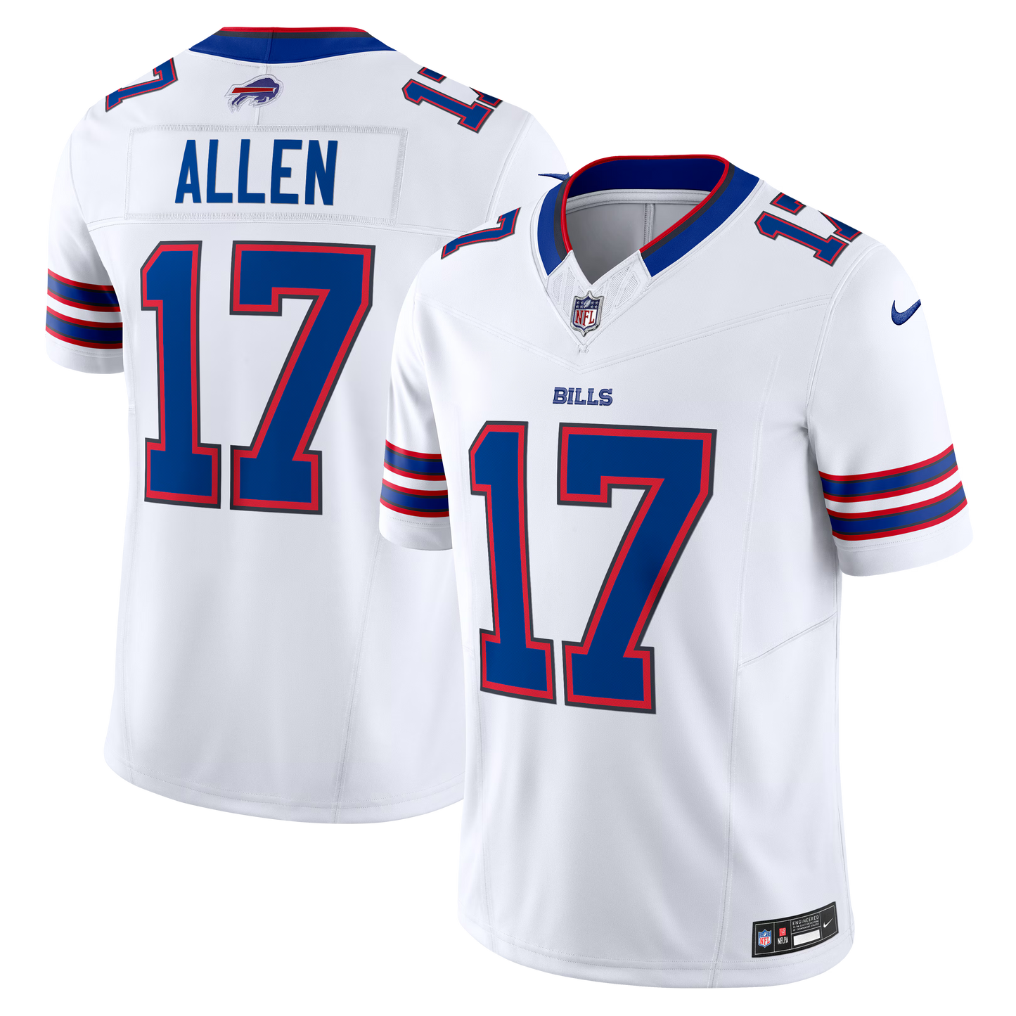 Buffalo Bills Josh Allen White Vapor F.U.S.E. Limited Jersey
