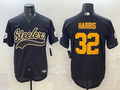 Men's Pittsburgh Steelers Franco Harris Black Vapor F.U.S.E. Limited Jersey