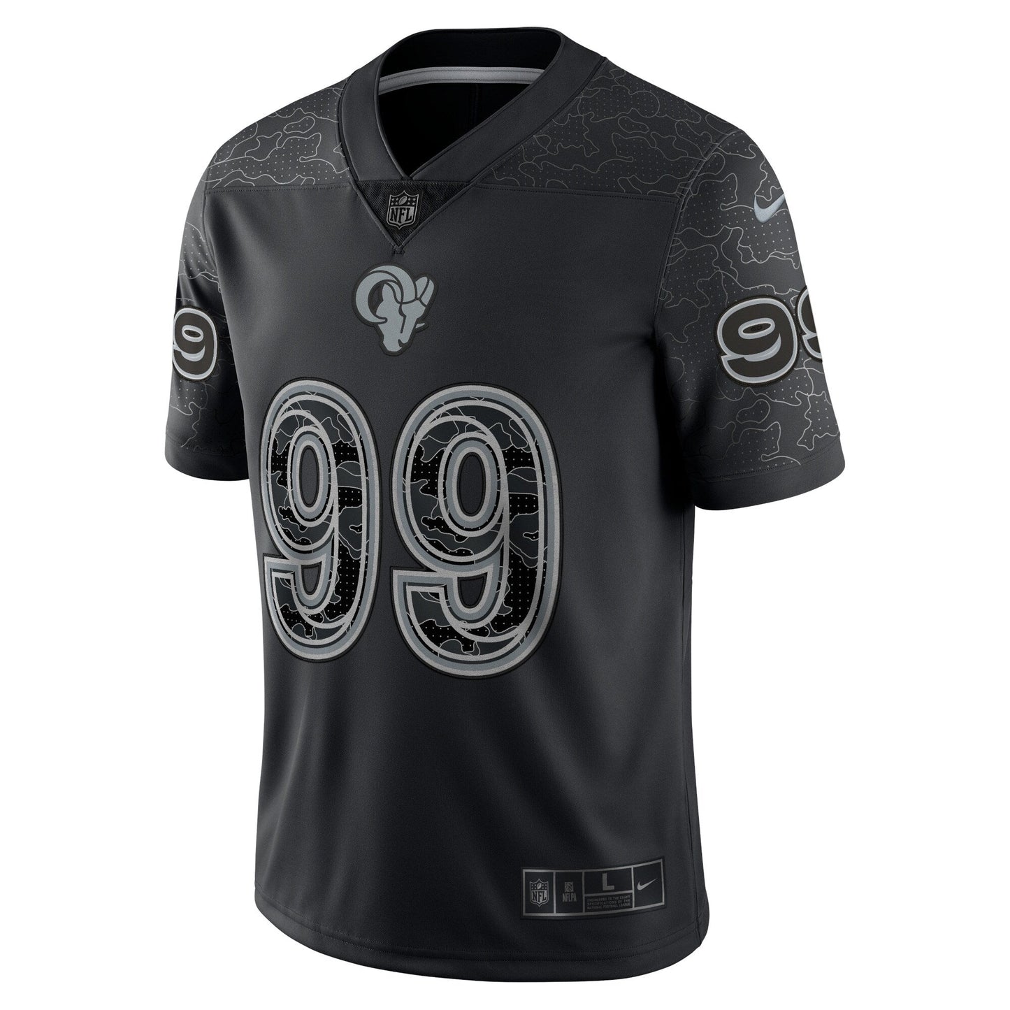 Aaron Donald Los Angeles Rams  RFLCTV Limited Jersey - Black