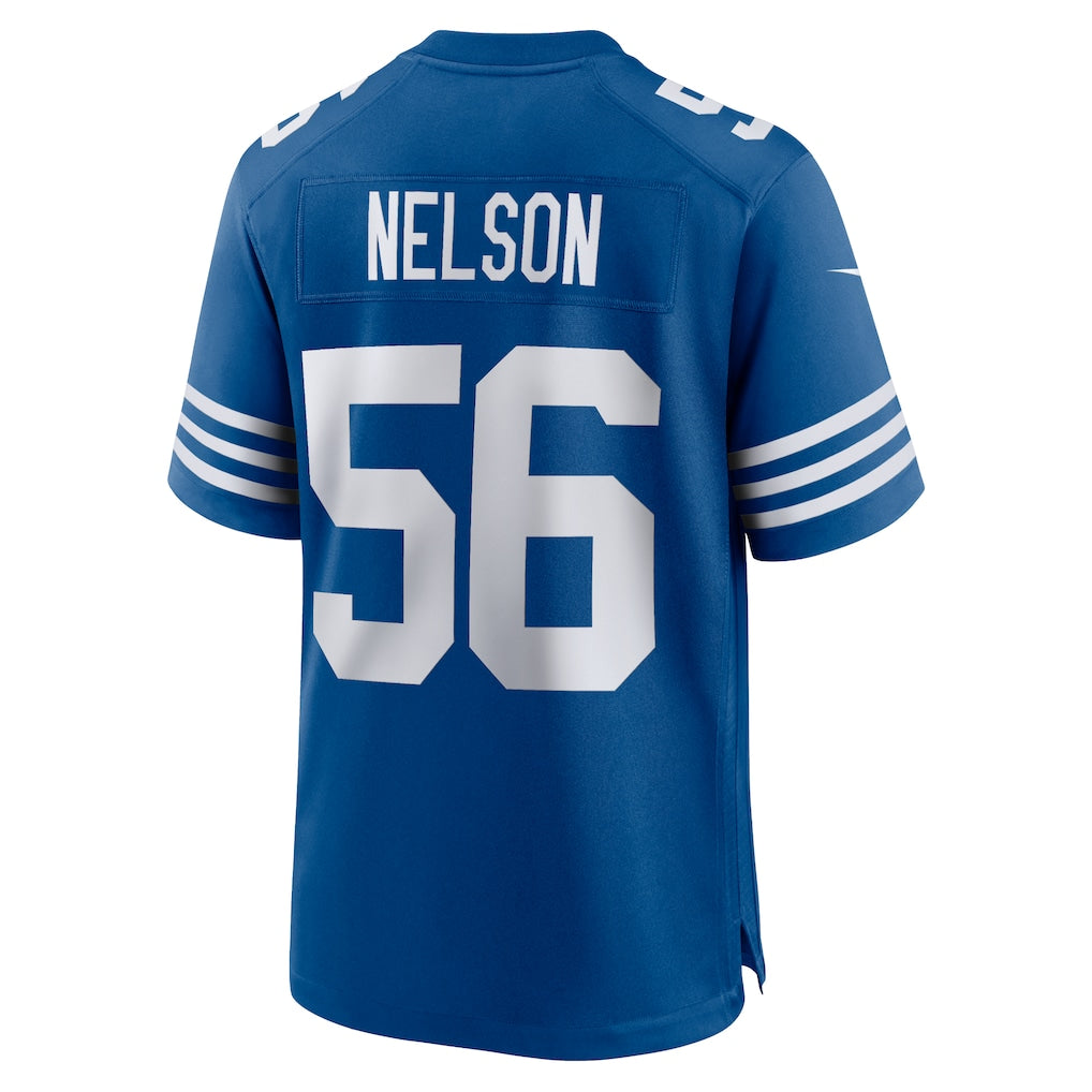 IN.Colts #56 Quenton Nelson Royal Alternate Game Jersey