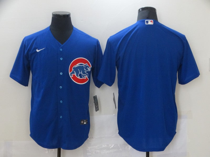 Men's Chicago Cubs1 Royal Alternate Replica Team Blank Jersey