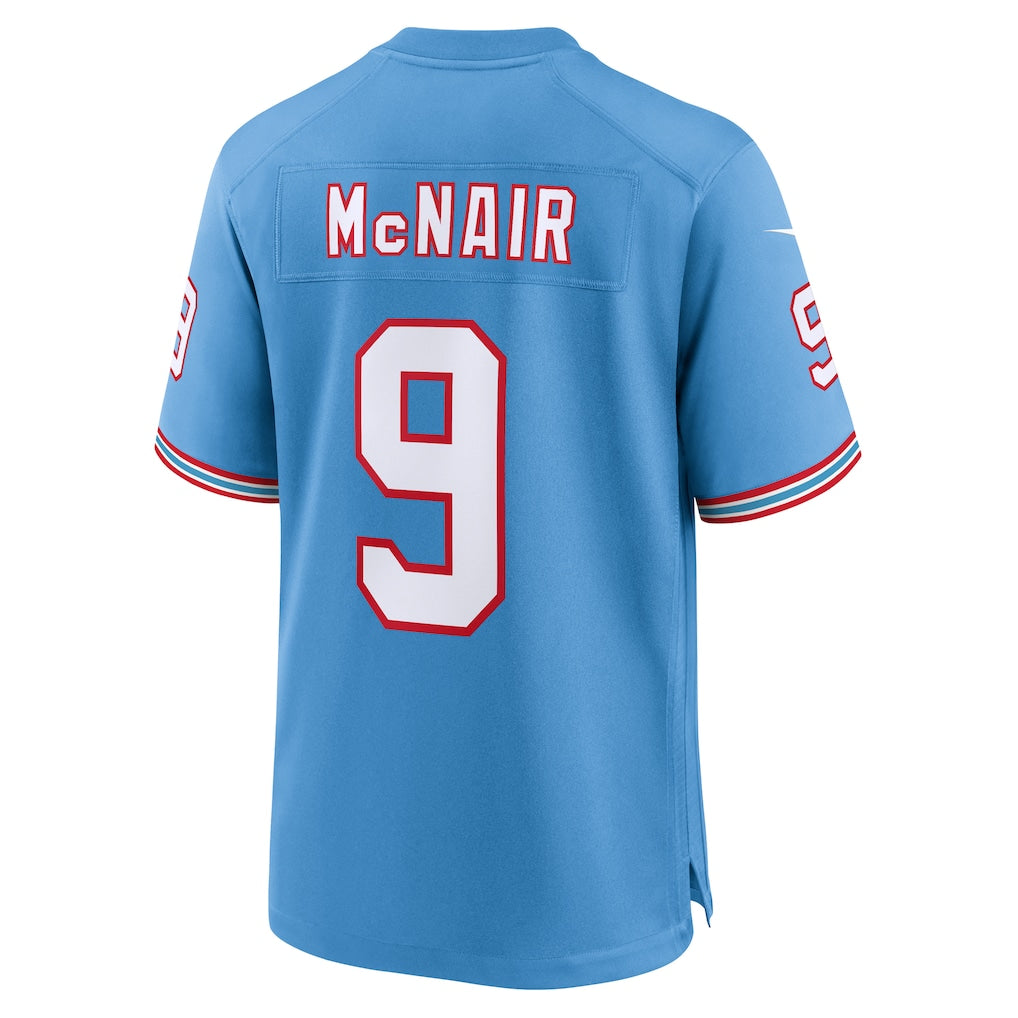 T.Titans  #9 Steve McNair Light Blue Retired Player Alternate Game Jersey