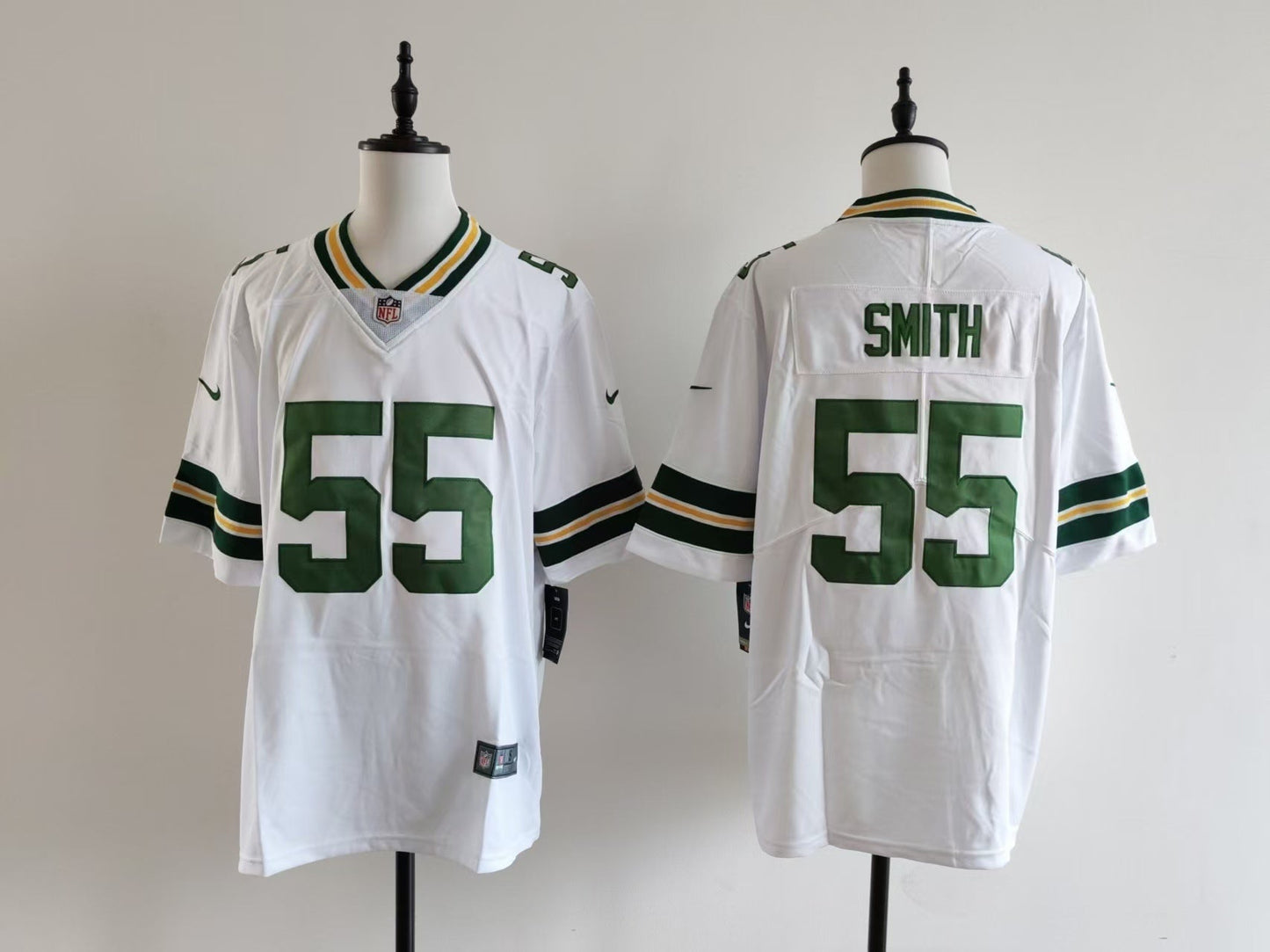 Men's Green Bay Packers Darius Smith  Jersey -  White
