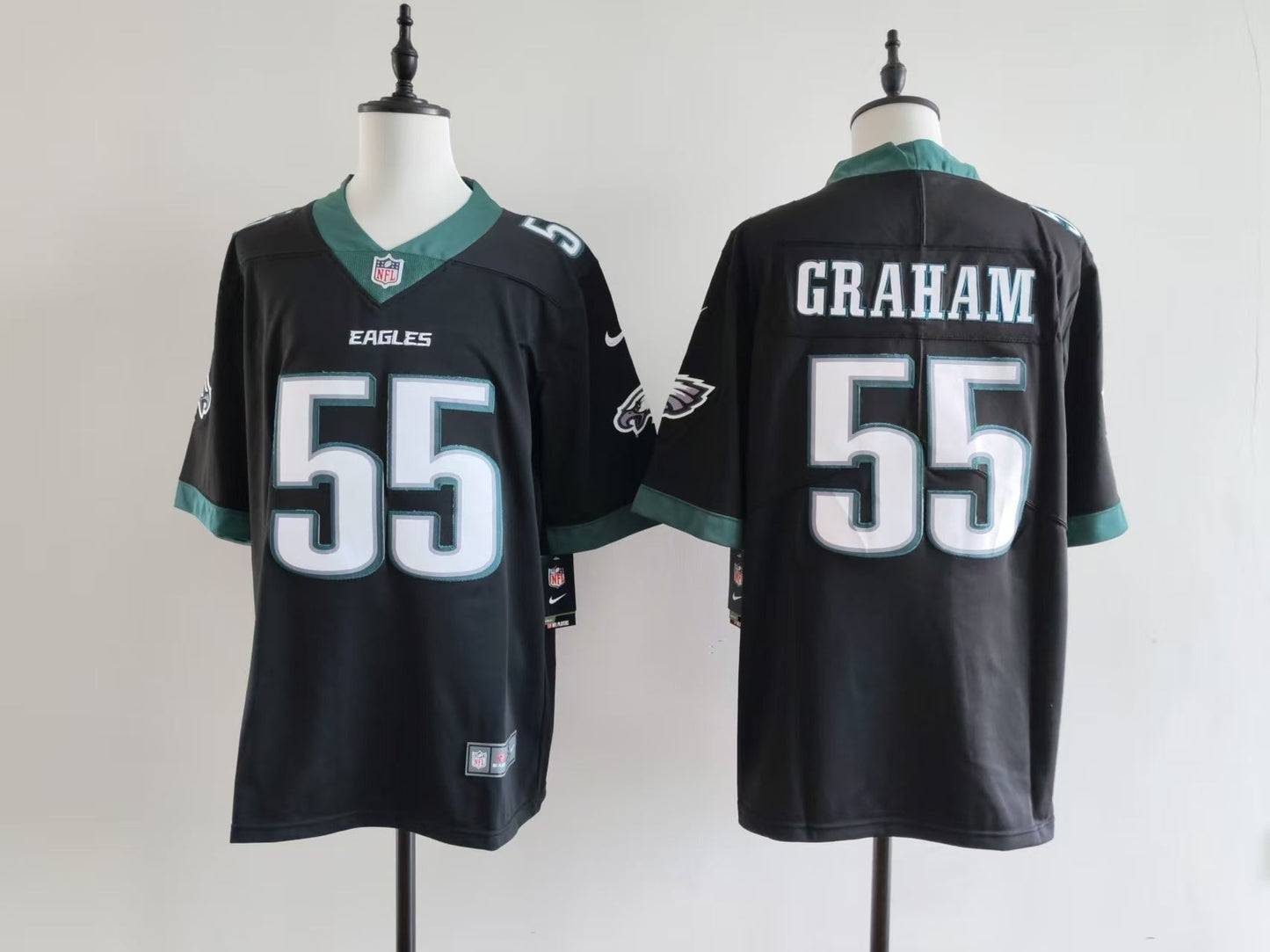 Men's Philadelphia Eagles Brandon Graham  Jersey-Black