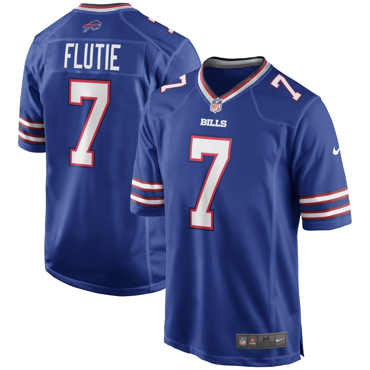 Doug Flutie Buffalo Bills Game Retired   Jersey - Royal