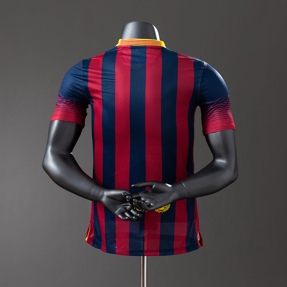 Barcelona 13/14 Home Player Version Retro Jersey