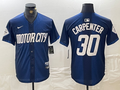Men's Detroit Tigers Kerry Carpenter Navy 2024 City Connect Limited Player Jersey