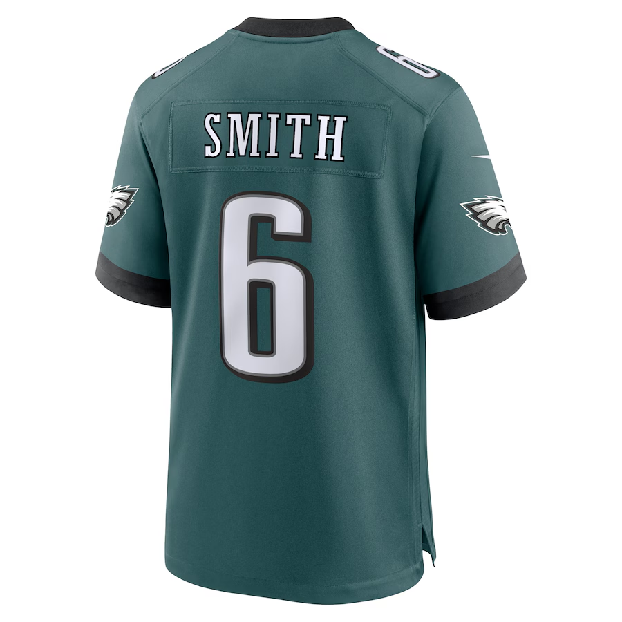 Men's Philadelphia Eagles DeVonta Smith  Midnight Green Super Bowl LIX Game Player Jersey