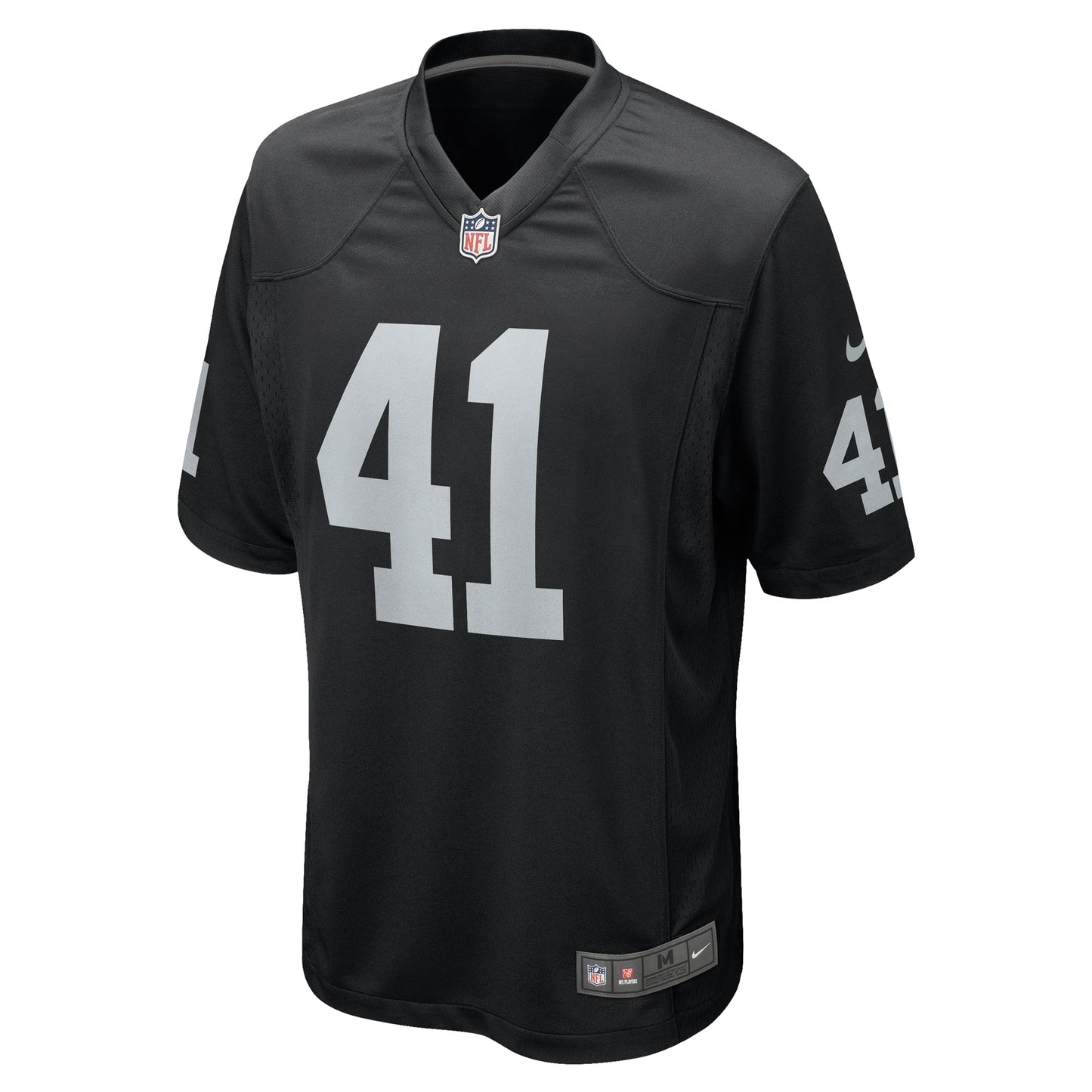 Robert Spillane Las Vegas Raiders  Game   Jersey - Black