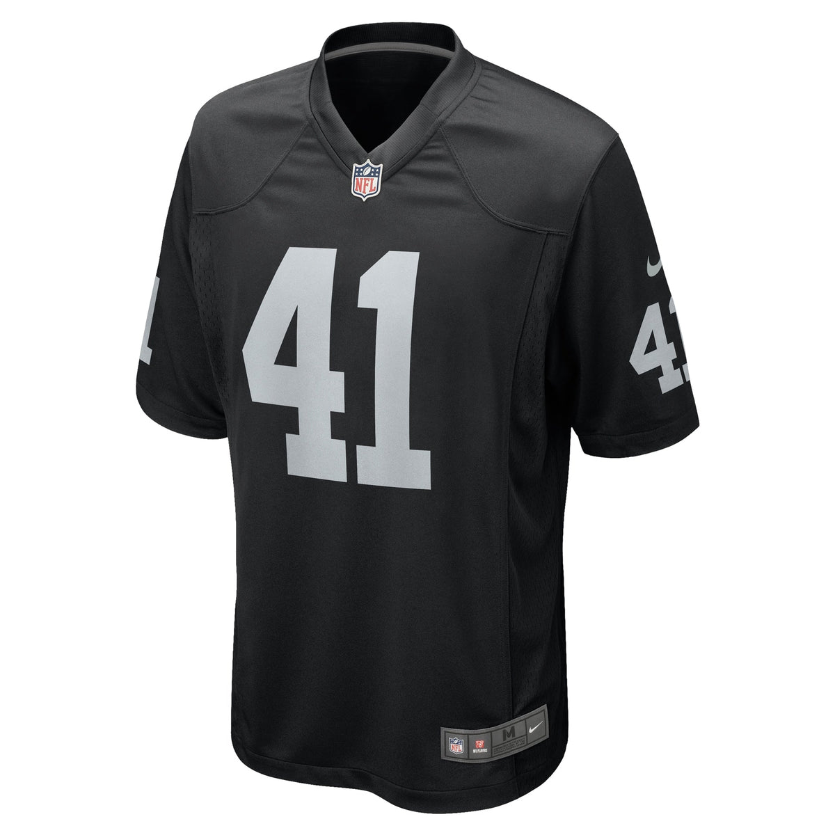 Robert Spillane Las Vegas Raiders  Game   Jersey - Black