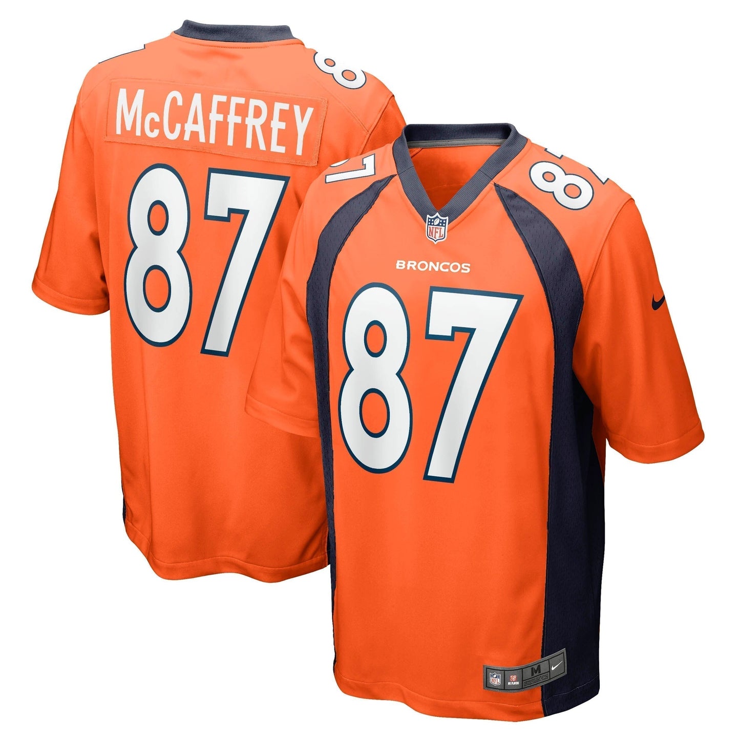 Ed McCaffrey Denver Broncos  Game Retired   Jersey - Orange