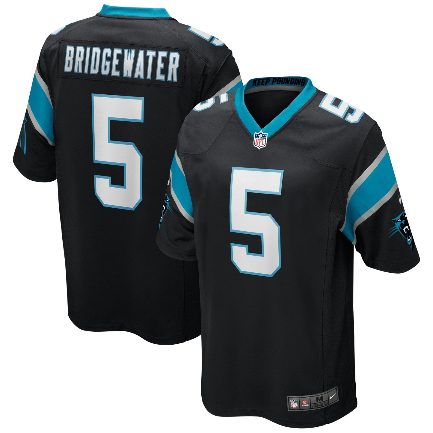 Teddy Bridgewater Carolina Panthers  Game   Jersey - Black