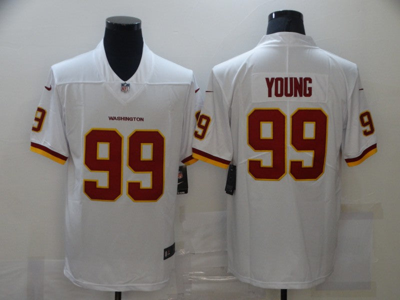Men's Washington Commanders Chase Young White Game Jersey