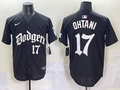 Men's Los Angeles Dodgers Shohei Ohtani #17 Black Alternate Game Jersey