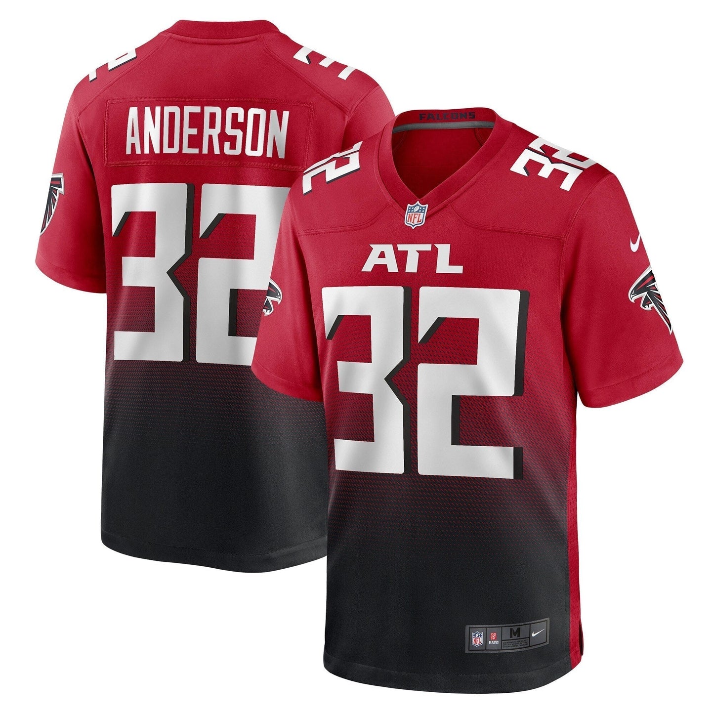 Jamal Anderson Atlanta Falcons  Retired   Alternate Game Jersey - Red