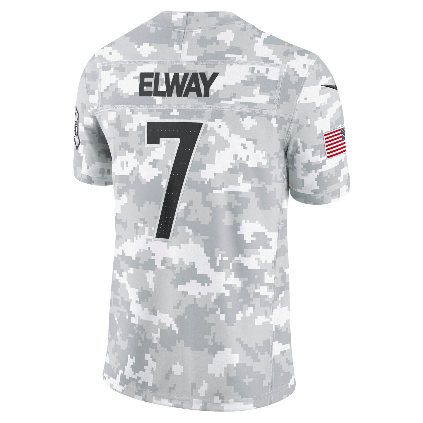 John Elway Denver Broncos  2024 Salute to Service Retired   Limited Jersey - Arctic Camo