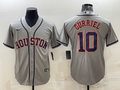 Men's Houston Astros Yuli Gurriel Gray Replica Player Jersey