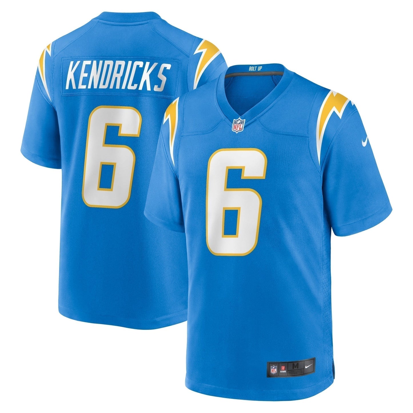 Eric Kendricks Los Angeles Chargers  Game   Jersey - Powder Blue