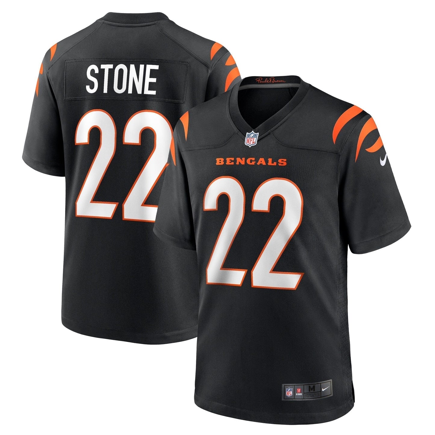 Geno Stone Cincinnati Bengals  Game Jersey -  Black