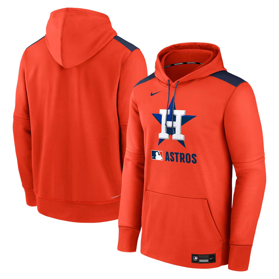 Houston Astros Performance Pullover Red Hoodie