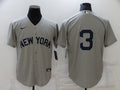 Men's New York Yankees Babe Ruth Gray Replica Player Name Jersey