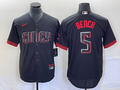 Men's Cincinnati Reds Johnny Bench Black 2023 City Connect Replica Player Jersey