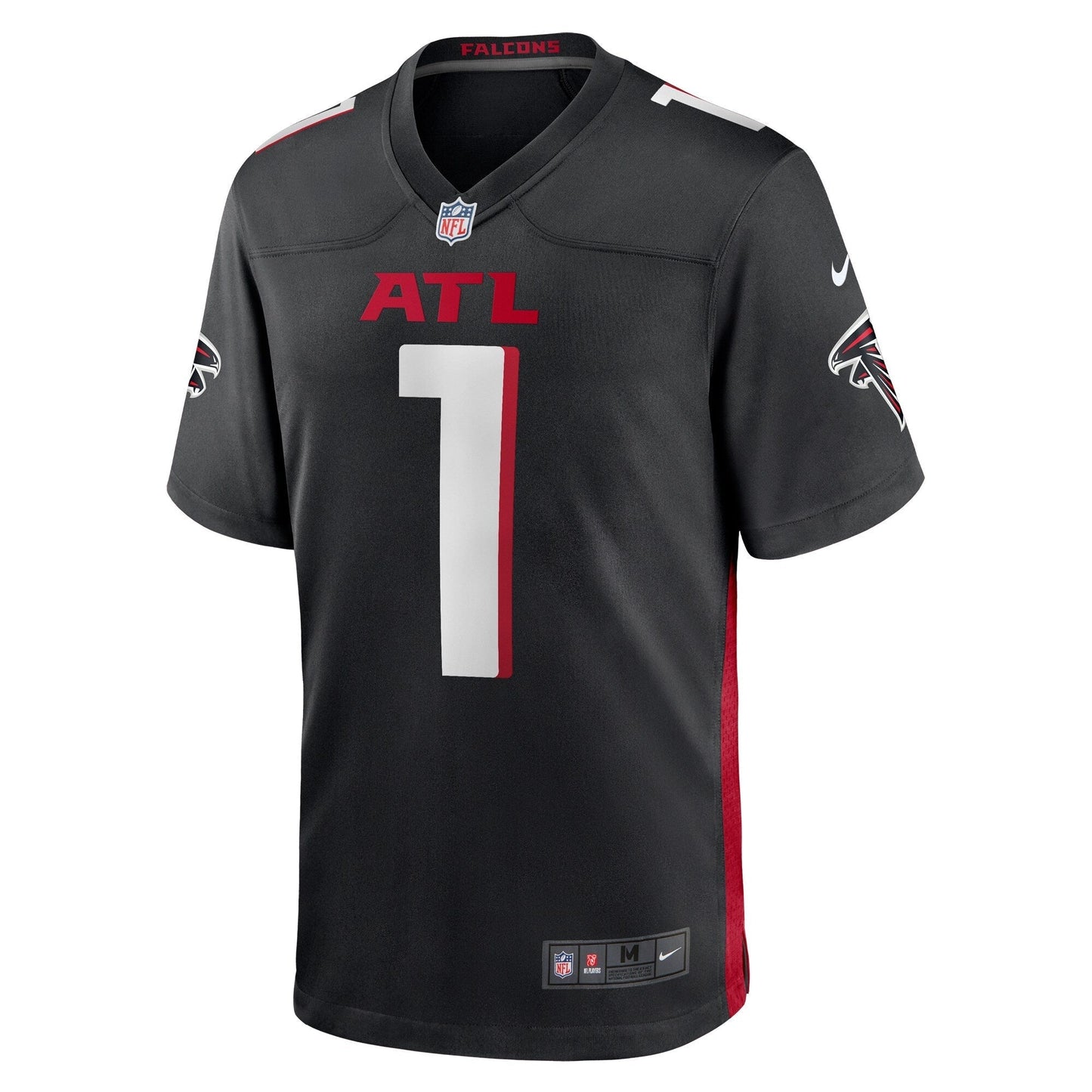 Number 1 Dad Atlanta Falcons  Game Jersey - Black