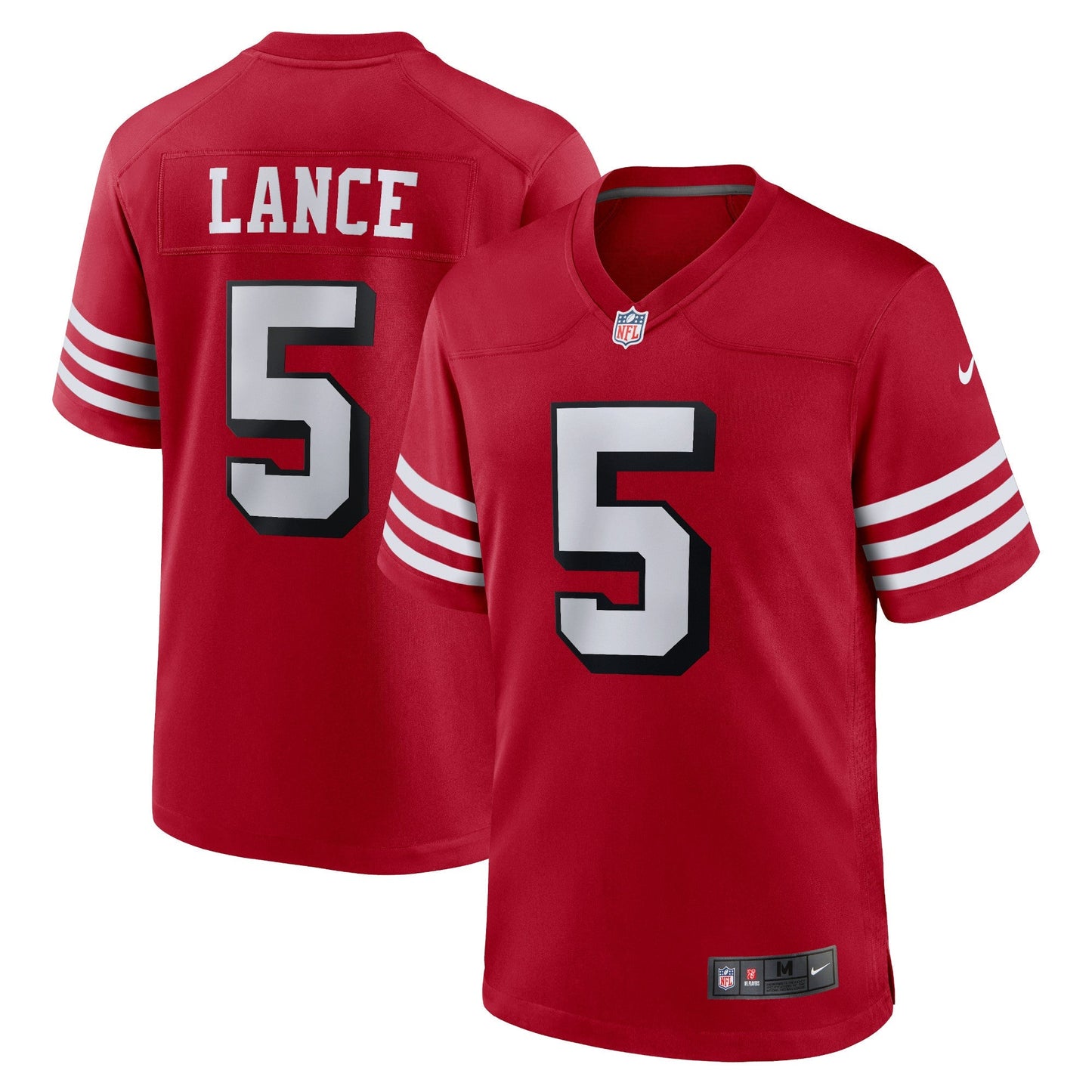 Trey Lance San Francisco 49ers  Alternate Game Jersey - Scarlet