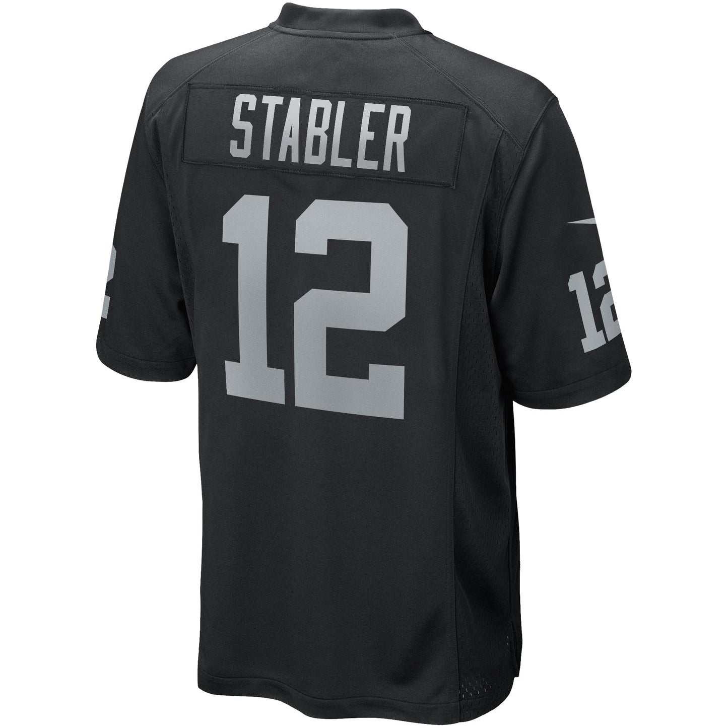 Ken Stabler Las Vegas Raiders  Game Retired   Jersey - Black